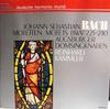 CD JOHANN SEBASTIAN BACH, AUGSBURGER D - Bach - Motets RD77031 Deutsche Harmon 1989 Germany Classical Used