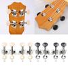 Ukulele 2L2R Tuning Peg Machine Head Button Open Gear Tuners Ukulele DIY Parts