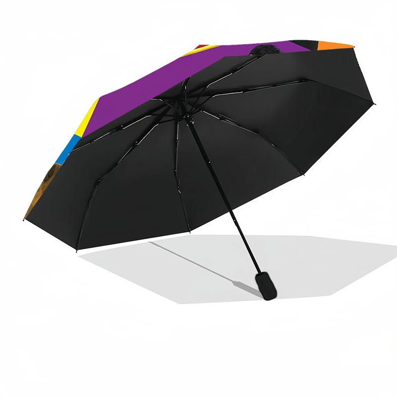 Wiggles: Strong! Automatic Umbrella Compact & Durable 8-Rib Design Sturdy Construction All-Season Travel Fashionable Accessory Wedding Party Gift