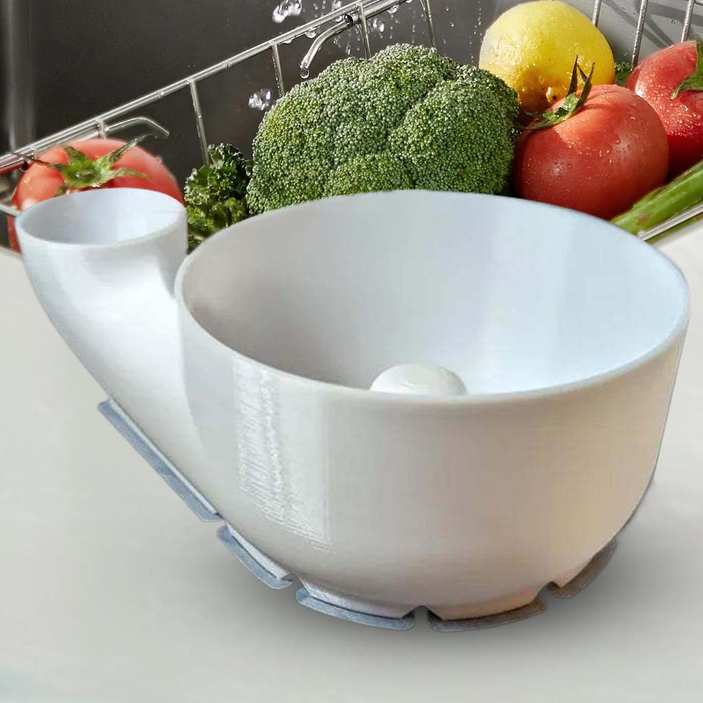 Автоматическая миска для мытья фруктов 3D-печать Спиннер для мытья продуктов Красный Кухонный инструмент для чистки фруктов для фиников, вишни, винограда, черники