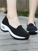 Woman Walking Shoes Slip On Sock Sneakers Lady Girls Nurse Shoe Mesh Air Cushion Platform Loafer Soft Fashion Casual Shoes 1905