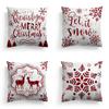 Christmas Themed Pillowcases Car Accessories Office Santa Claus Living Room Sofa Home Pillowcases