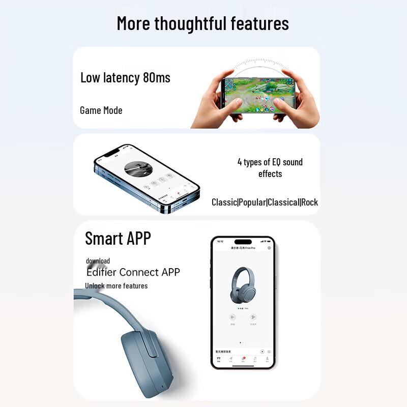 Edifier Free Pro Active Noise Cancelling Bluetooth Earbuds