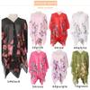 Summer Chiffon Beach Cover Up Sun Protection Shawl Dress Bikini Cover-Up Women Swimsuit Sarong Swimwear Sunscreen Beachwear