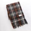 Christmas Red Scarf Women's Winter Plaid Imitation Cashmere Ins Versatile Premium Shawl Student New Year's Gift