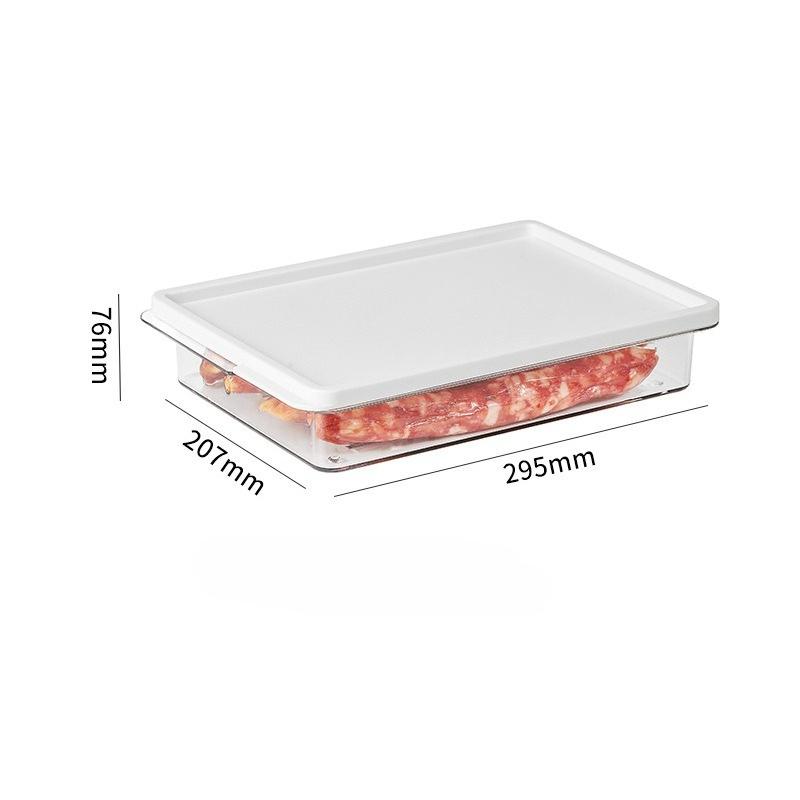 Transparent Refrigerator Storage Box, Vegetable Preparation, Frozen Meat Packing Box, Food Grade Fruit and Vegetable Preservation, Frozen Sealed Box