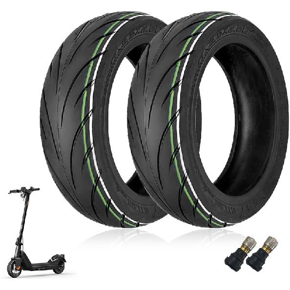 Внедорожная бескамерная шина 9.5 X 2.50 для электросамоката Niu KQi3, аксессуары, сменная шина для переднего/заднего колеса, противоскользящая, амортизирующая (2 шт.)