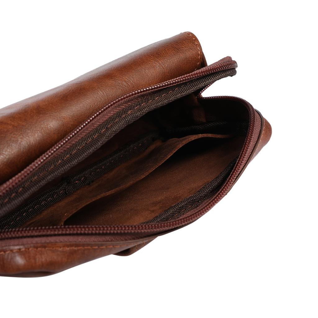 Универсальный кожаный мужской поясной кошелек сумка для телефона с зажимом для ремня чехол-кобура большой емкости чехол