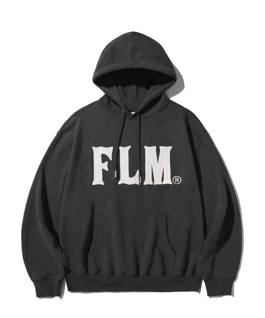 Худи с логотипом Flm Stitch - Черный