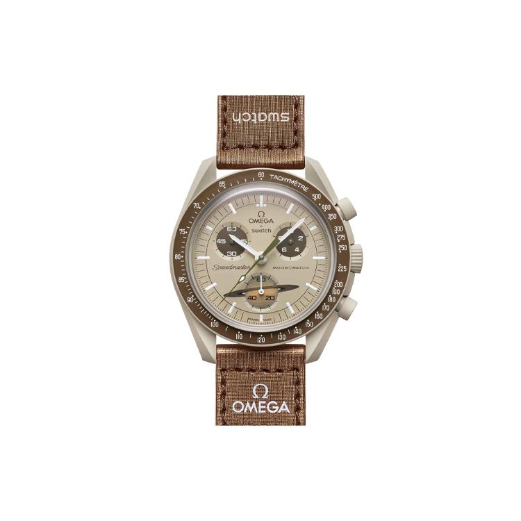 Swatch Мужские 42мм Кофейные Часы SO33T100 SO33T100