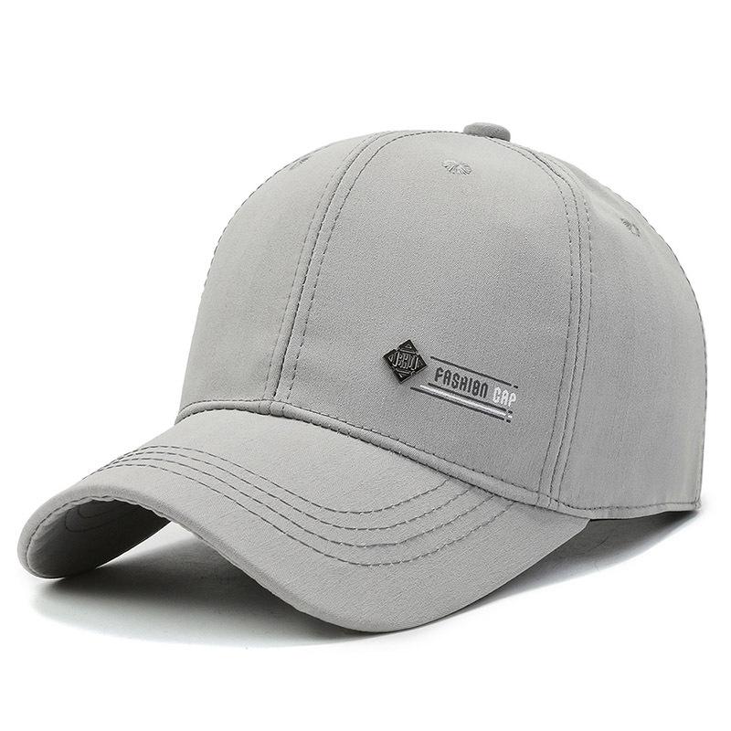 Новая мужская и женская бейсболка из хлопка и полиэстера с железным стандартным козырьком, трендовая кепка с принтом в виде алфавита, повседневная шляпа от солнца