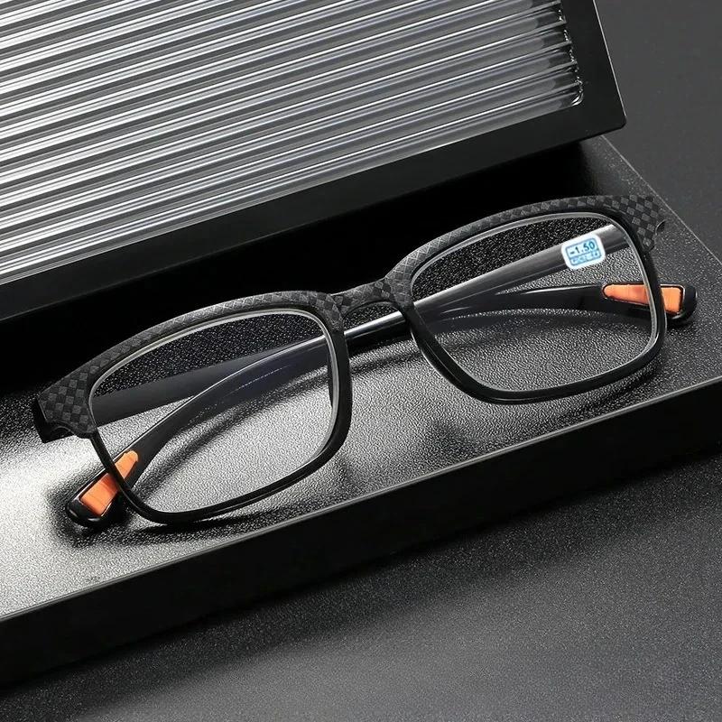 Men'S Square Frame Myopia Glasses Ultra Lightweight Simple Comfort Minus Diopter Eyeglasses Women'S Eyepieces Diopter To -4.0