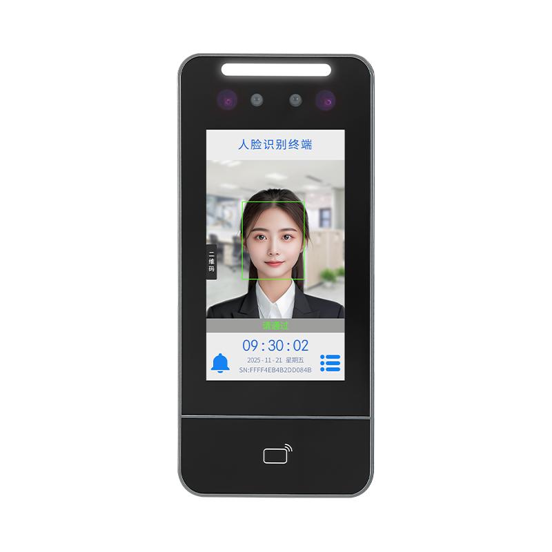 Xface50V Time Clock Attendance Face Recognition for Employees Access Control Machine Support Multi-Language System USB Data Man