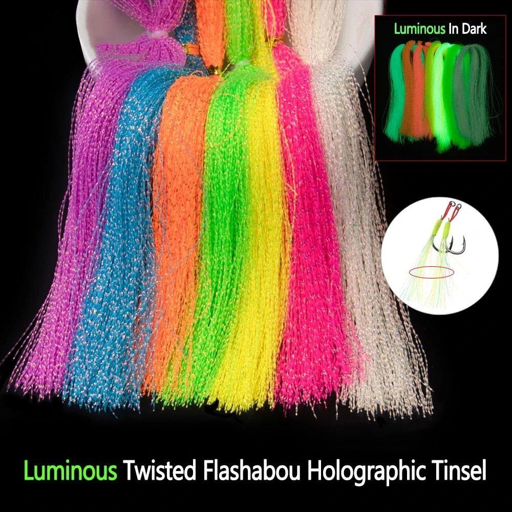 Крючок Декорирующий Ассист-крючок Вязание Пряди Кристалл Флэш Нахлыстовая Мишура Материал для Изготовления Приманок