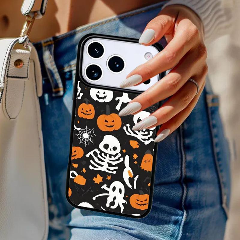 Чехол для телефона на Хэллоуин Тыква Призрак Мумия Funda Для iPhone 17 Air 14 15 13 12 Max Чехол Для Apple 14 15 16 16e 11 Pro Max Plus