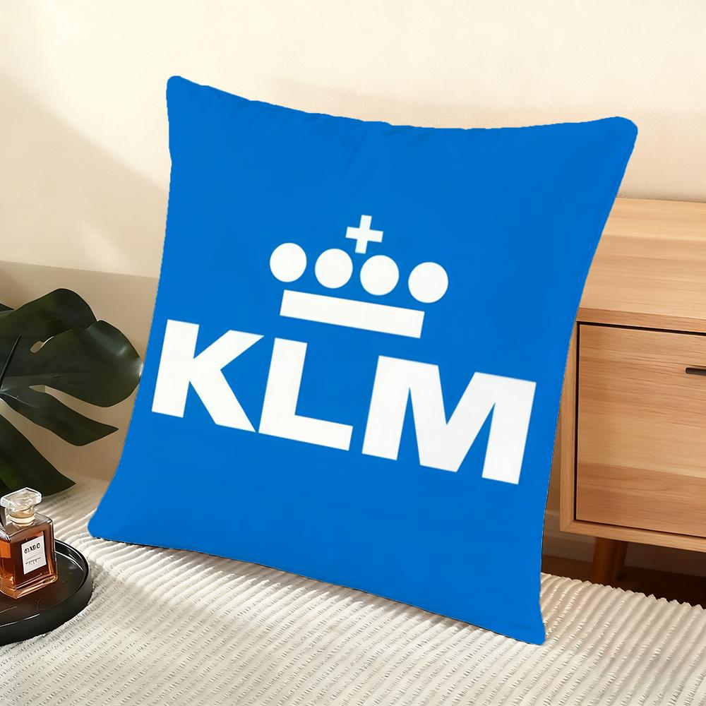 Ким Р-Королевские Нидерландские Авиалинии Наволочка Мягкая Коротковорсовая Наволочка для Подушки Гладкая Уютная Текстура Эстетичный Чехол для Подушки Декор для Дома
