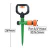 360 Degree Garden Lawn Sprinkler 1/2" Male Thread Scattering Nozzle Automatic Rotating Watering Irrigation Sprinklers
