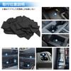 Auto Spec Interior Rubber Door Pocket Mats for Toyota Land Cruiser LC250 Compatible with the New Prado 250 Set of Rubber and Toyota Land Cruiser