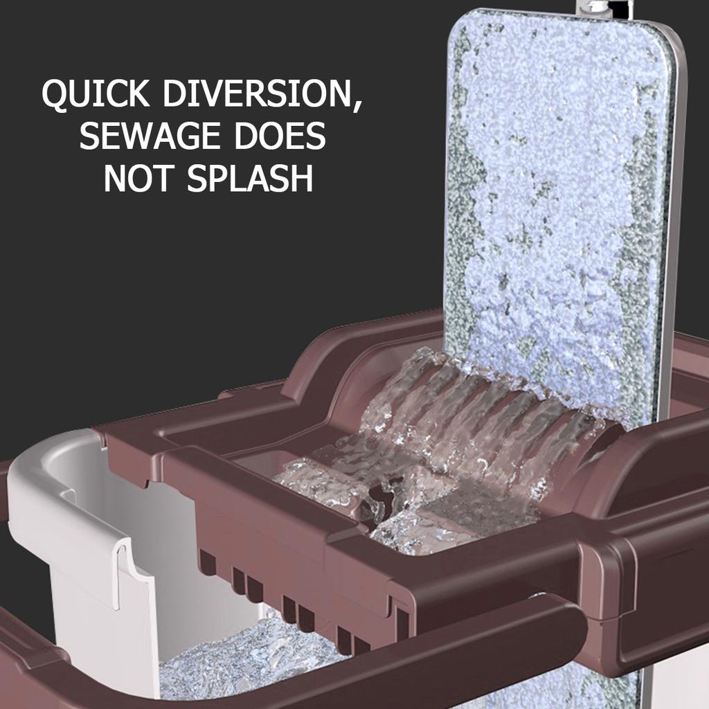 2 цвета, вращение на 360°, ведро для ленивой плоской швабры со сменными подушечками 1/2/4/6 или ТОЛЬКО 10 подушечек из микрофибры, инструмент для чистки пола без помощи рук