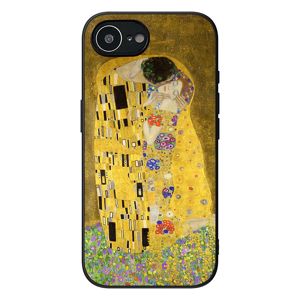 Мягкий чехол для телефона Apple iPhone 17 16 14 15 Pro Max Plus 15+ 16E XR ProMax Air Case Арт Густав Климт Чехол