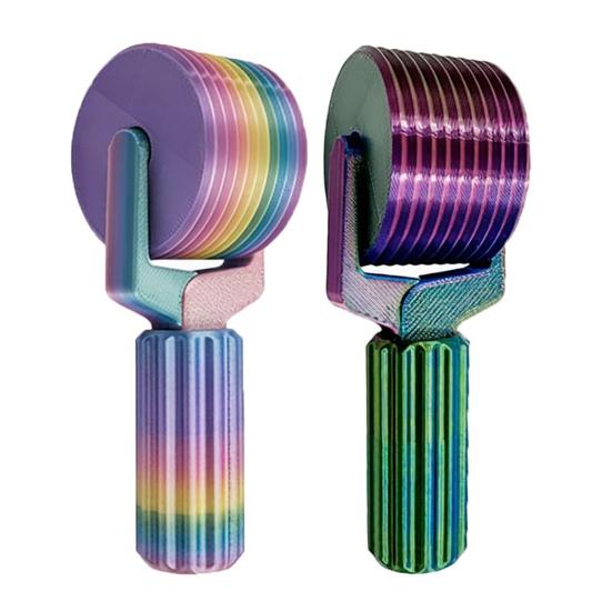 2 шт. Ролик для страз, 3D-печатный ролик для прижимания страз, ручной ролик с удобной ручкой, инструмент для рукоделия для вышивки стразами