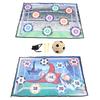 Soccer Ball Game Mat Set Indoor Outdoor Football Toss Target Game Toss Soccer Goal Game with Soccer