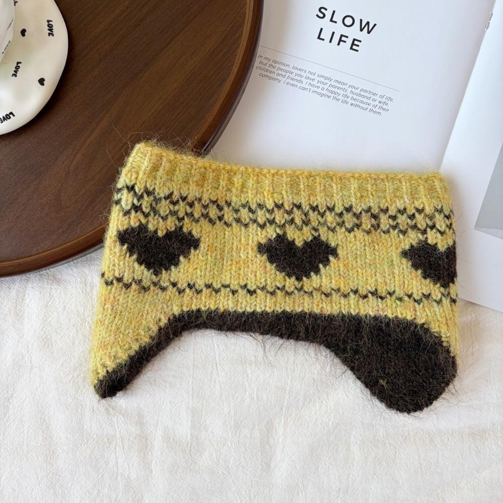 Snowflake Knitted Ear Cover Warm Ear Warmer New Winter Earmuffs Women