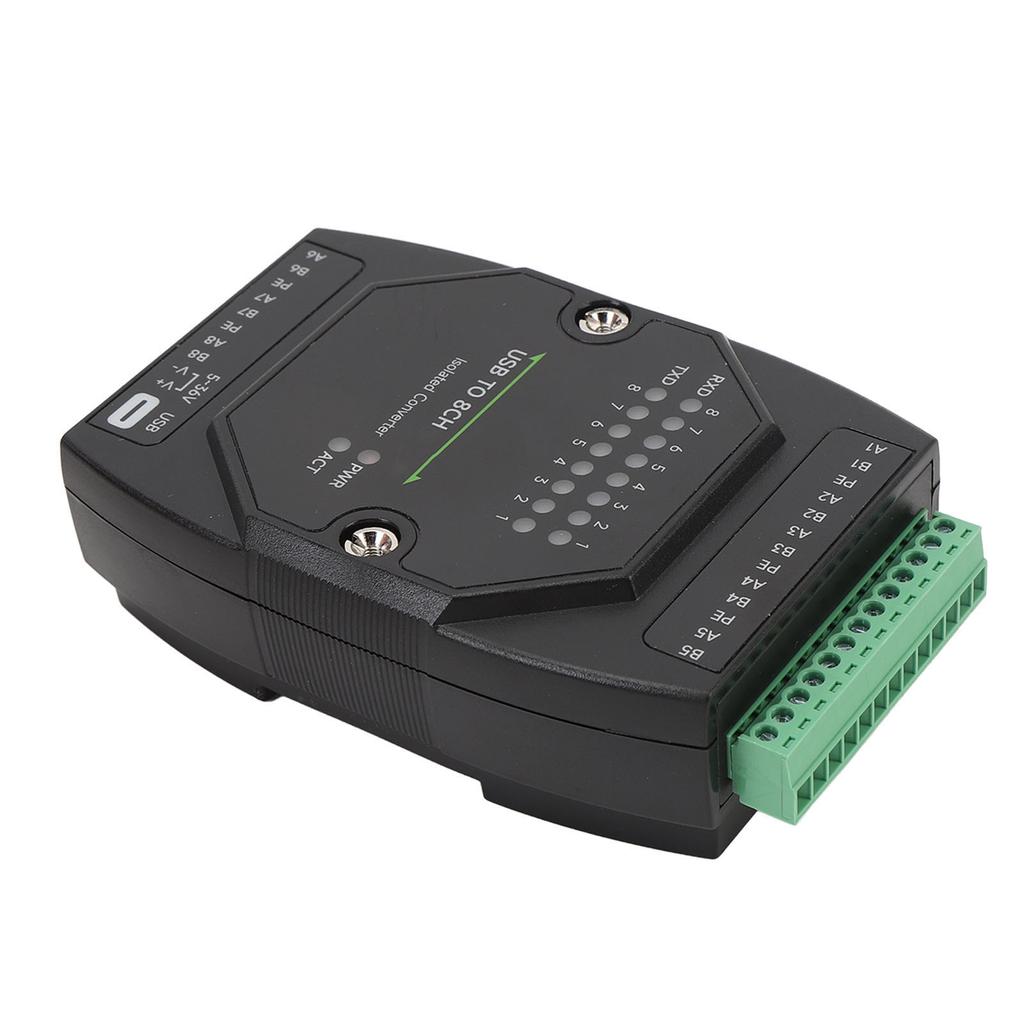 USB To RS485 Converter 1200bps To 921600bps Type C To 8 Channel Isolated RS485 Serial Port Adapter