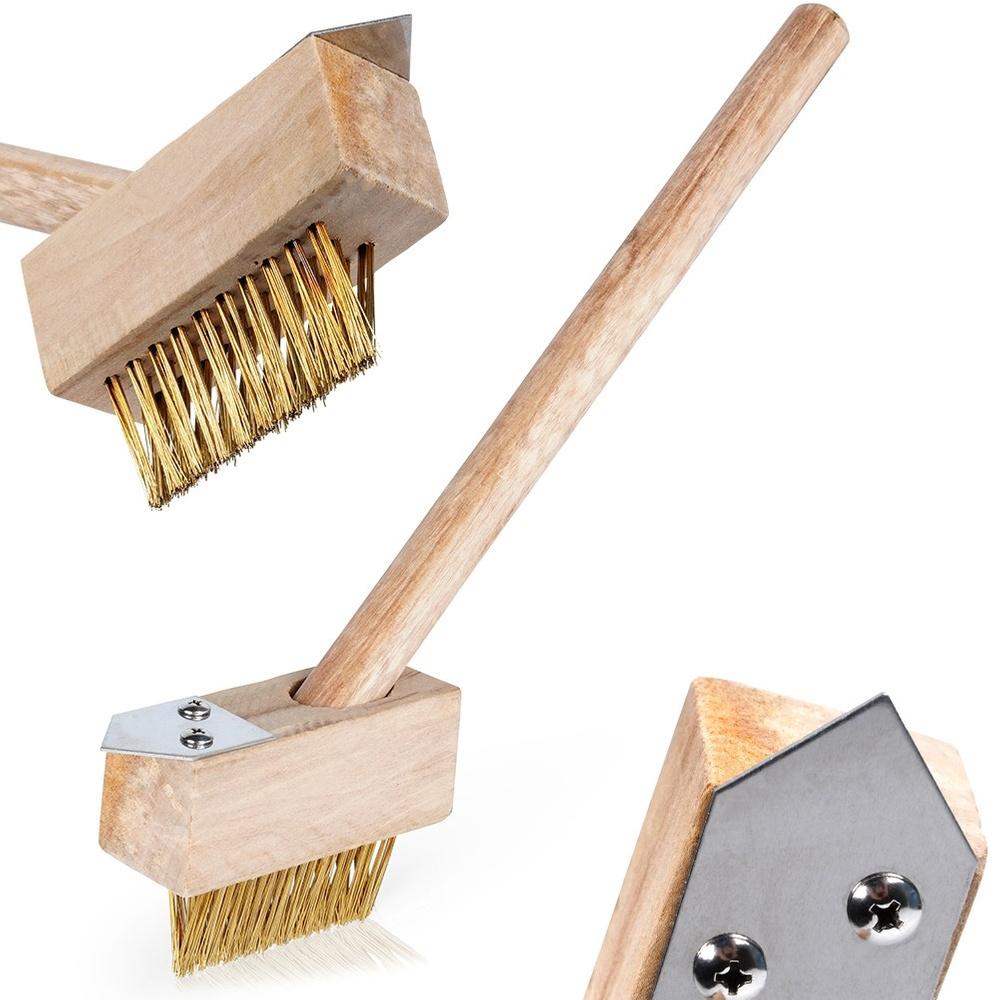 Wire Brush for Paving Stones, Cobblestones, Weeds, Grass, Moss Removal
