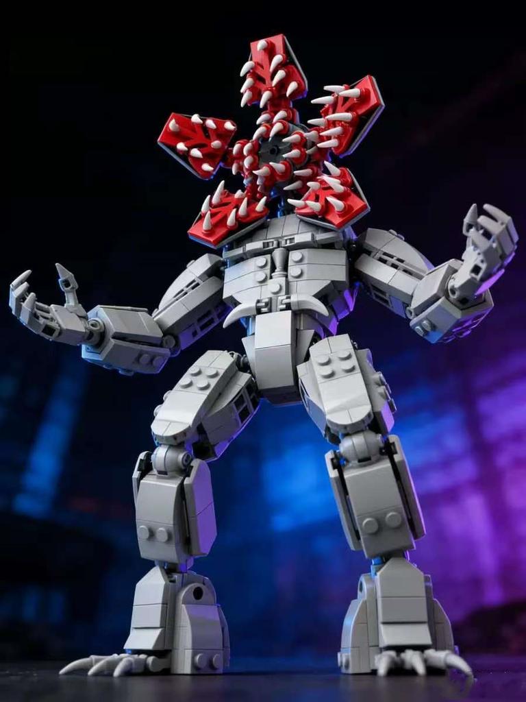 Нетоксичный . Горячий ТВ Хищное Растение Гигантский Дьявол Демогоргон Векна Модель Строительные Блоки Кирпичи Конструкторы Для Детей Хэллоуин Подарки