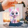 Adorable Pink Acrylic Cartoon Style Car Hanging Decoration For Trendy Vehicle Decor