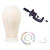 Canvas Wigs Mannequin Head for Making Drying Styling 21inch
