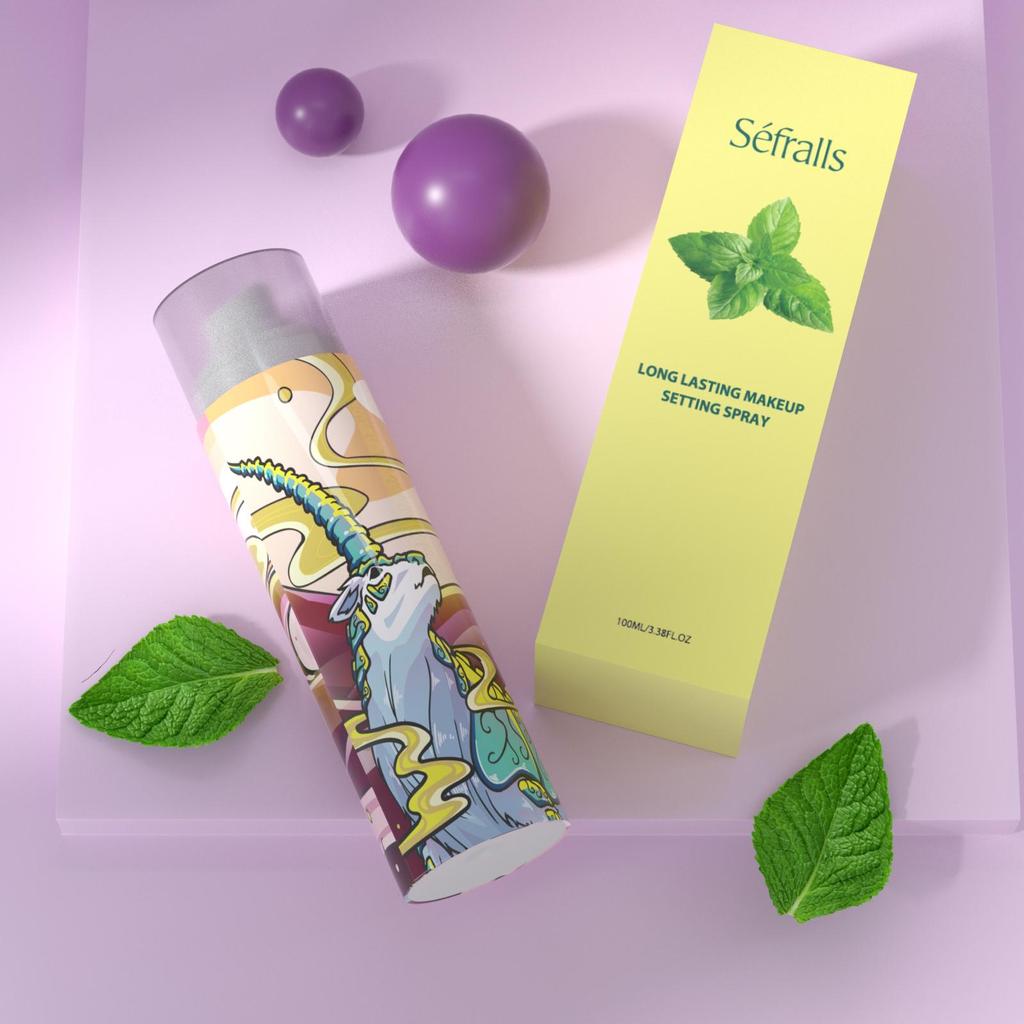 Спрей для фиксации макияжа Séfralls Long Lasting Makeup Fixing Spray 100 мл Можно использовать до и после макияжа, с легкой фиксирующей жидкостью, которая освежает