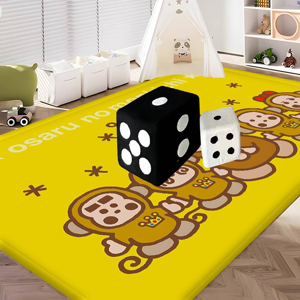 T-Tappu-kun Bathroom Mat INS Style Soft Bedroom Floor House Laundry Room Mat Anti-skid Welcome Doormat