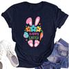 Women's Casual Short Sleeve Easter Printed Round Neck Short Sleeve T-Shirt Top