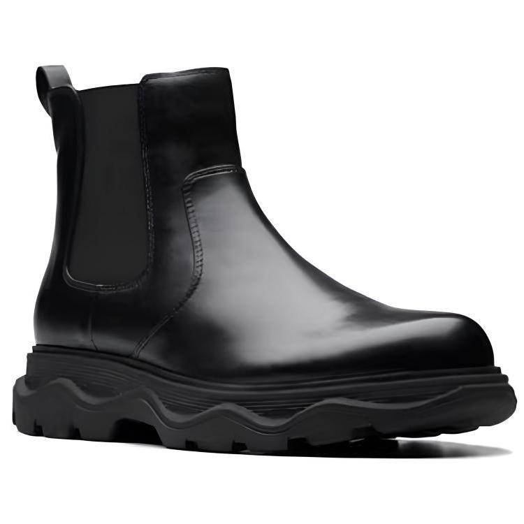 Clarks Удобные Универсальные Короткие Ботильоны Мужские Ботинки Черные 261798807