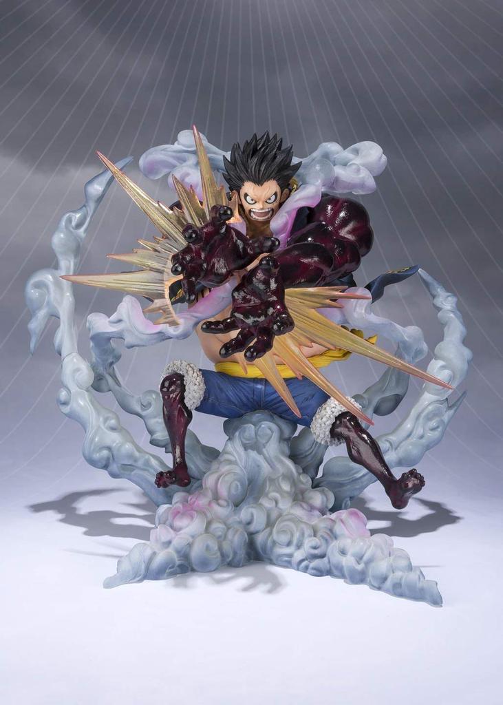 TAMASHII NATIONS Figuarts ZERO ONE PIECE Monkey Bazooka 180 мм окрашенная готовая фигурка D. Luffy-Gear 4-Lion - Приблизительно. АБС и ПВХ