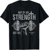 My Strength Christian Men Bible Gym Workout Weightlifting T-Shirt