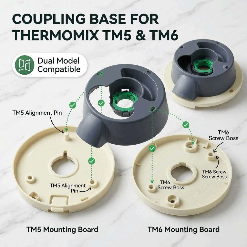 Крепежная пластина ножа блендера, основа чаши, сменная деталь для Thermomix TM5 TM6, можно мыть в посудомоечной машине