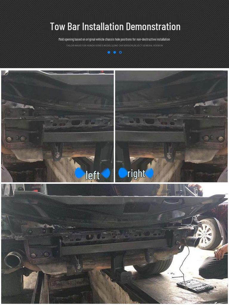 Задний буксировочный крюк для BMW Серии (X1-X7, 3 и 5) - Буксировка мотоцикла, лодки, автодома