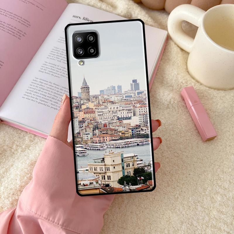 Турция Стамбул Пейзаж Здание Для Samsung Galaxy A16 A26 A36 A56 A06 A53 A33 A13 A12 A32 A52 A55 A35 A15 A54 A34 A14 Чехол