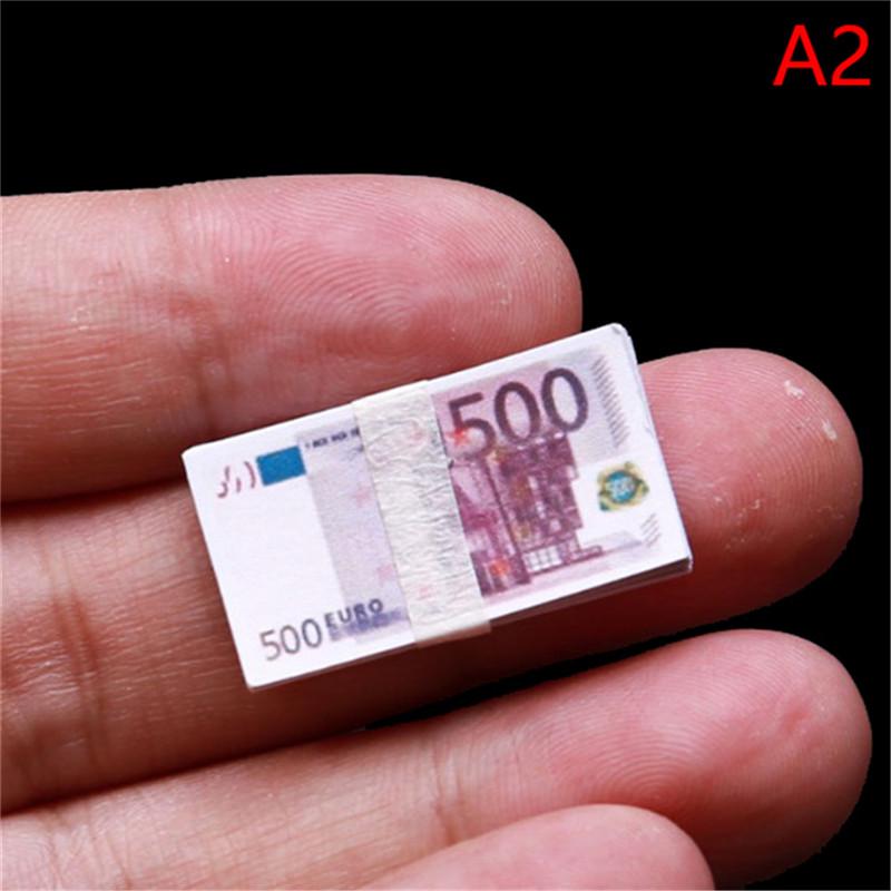 1/12 Scale Coins Dollars Euro Money Scene Accessories Toys For Dollhouse
