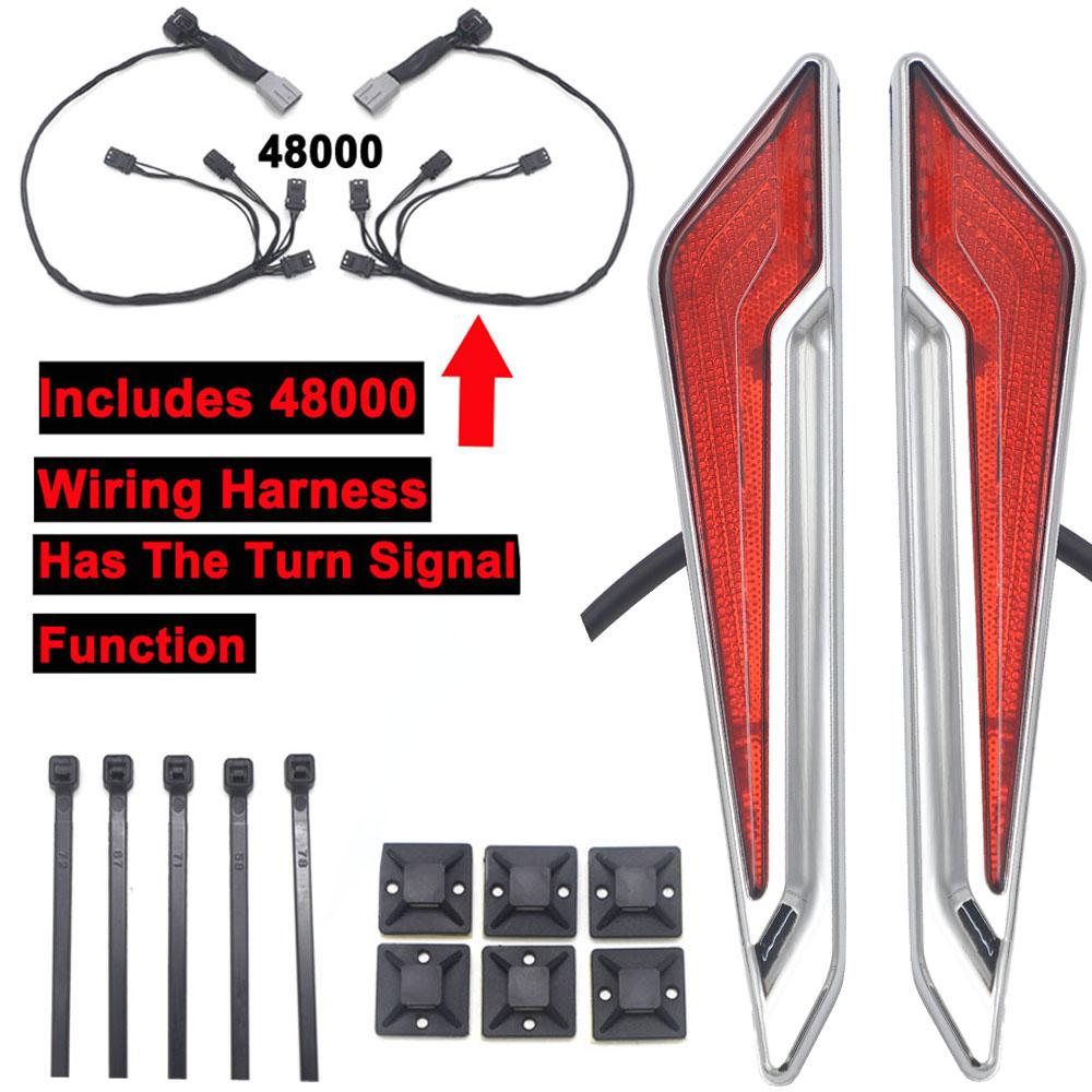 LED Marker Light Decorative Lamp For HONDA Goldwing 1800 GL1800 F6B 2018-2021 2020 Gold Wing Turn Signal Side Saddlebag Inserts