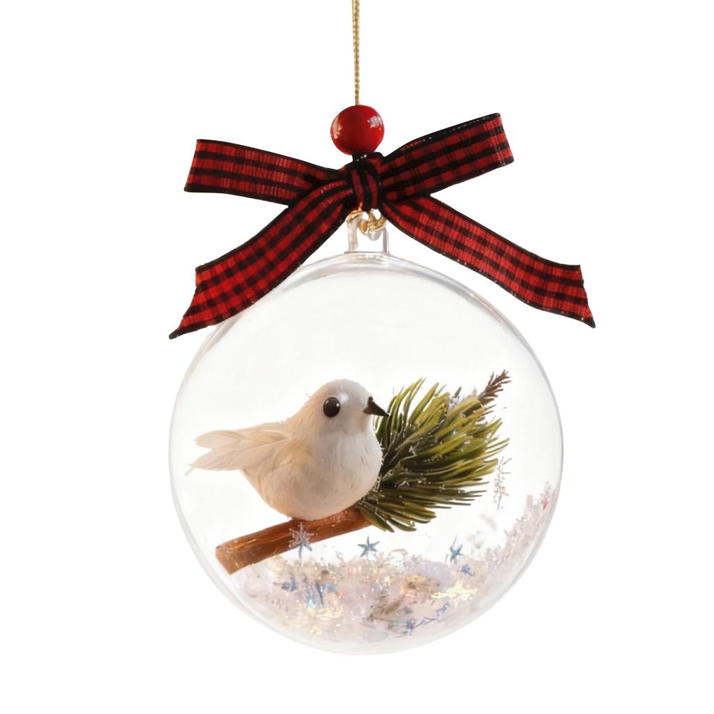 Набор 3D украшений из красного хрусталя, идеально подходящий для рождественских елок, памятных подарков, декора комнаты и пластиковых рождественских шаров