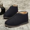 Winter Man Casual Cotton Shoes Warm Plus Velvet Old Beijing Cloth Shoes Men Comfortable Shoes