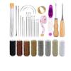 Набор для шитья разноцветной кожи, обивочные нитки, прочный набор, швейные принадлежности