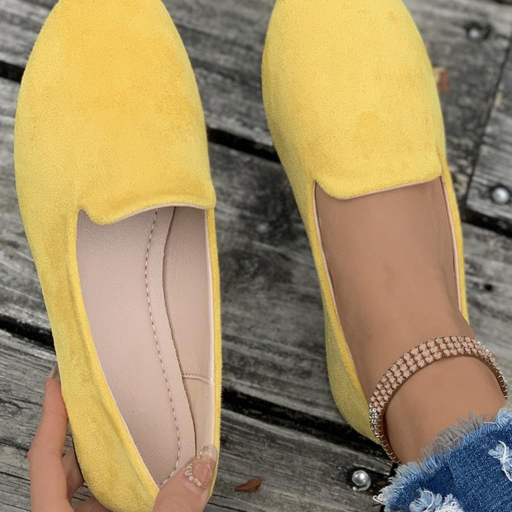 Large Size Single Shoes Women's Summer Flat One-pedal Doudou Shoes