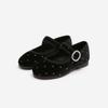 Little Diana Marian Black-Flat