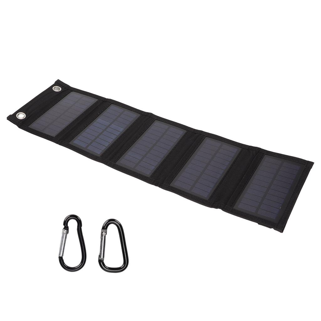 Solar Panel Charger 10W 5V High Conversion Efficiency Semi Flexible Foldable Portable Solar Panel