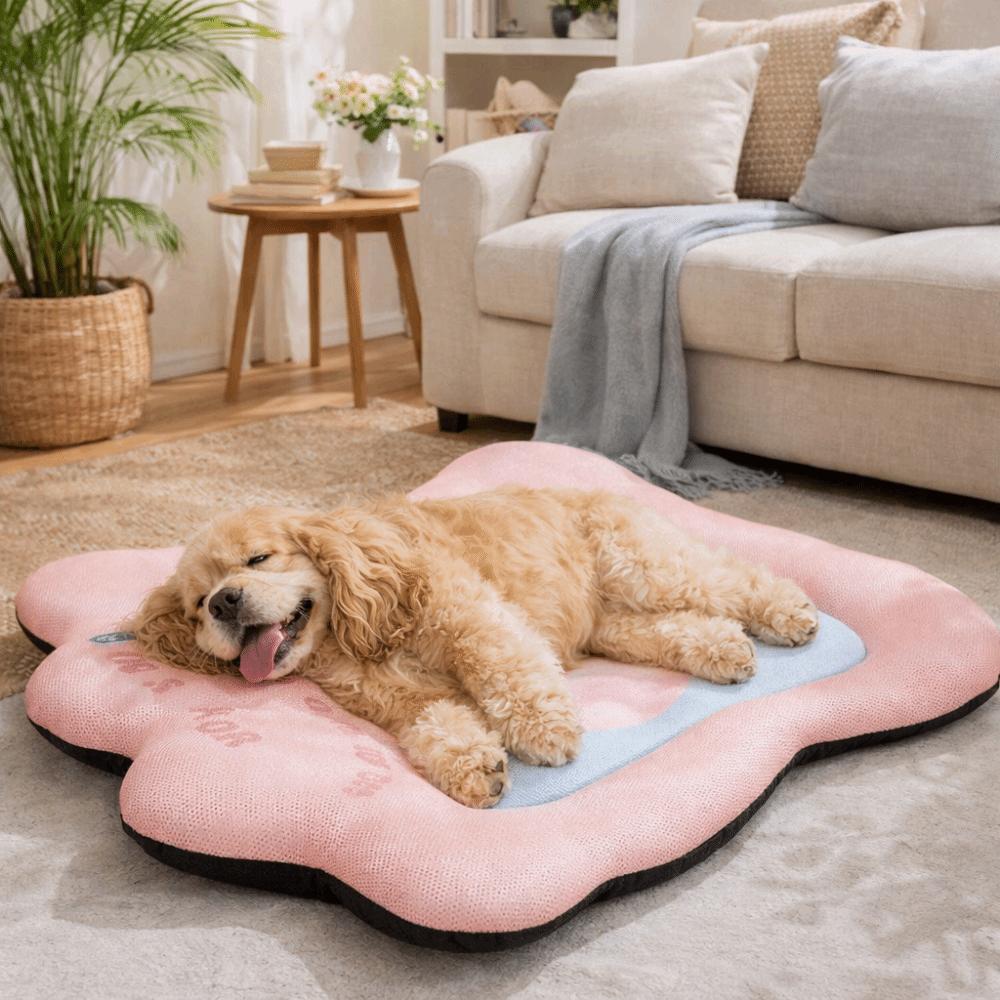 Cute Cartoon Pattern Pet Cool Cushion Non-slip Breathable Dog Sofa Bed Waterproof Removable Dog Sleeping Bed Summer Season